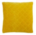 Vercors Velvet Yellow Square Cushion