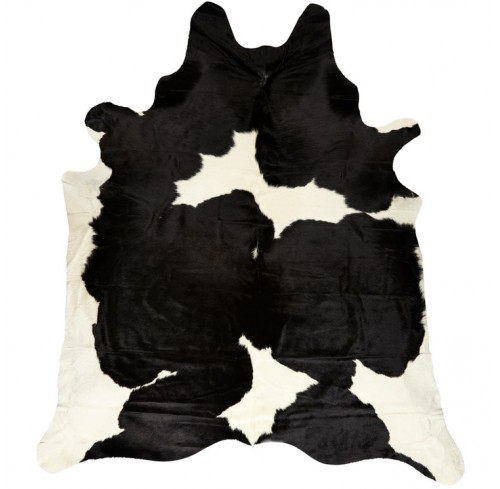 Black Cow Hide Rug