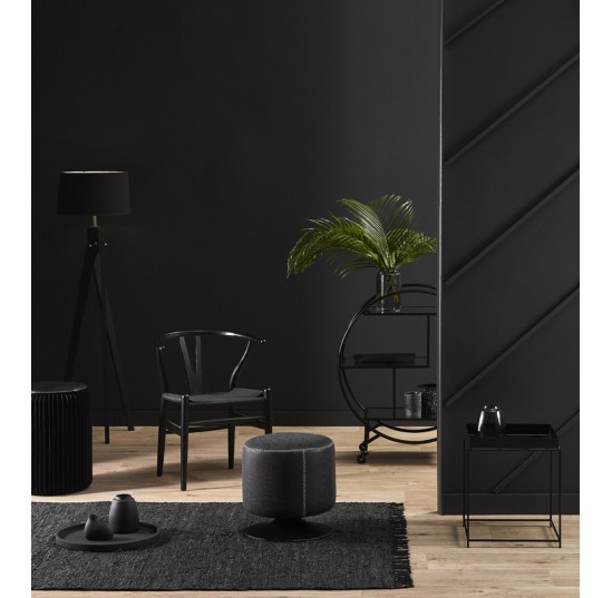Black Gypsy Cow Hide Rug